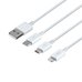 Кабель Baseus USB to Micro\Lightning\Type-C 3.5A 1.5m CAMLTYS 3 в 1 Кабель Baseus USB to Micro\Lightning\Type-C 3.5A 1.5m CAMLTYS 3 в 1