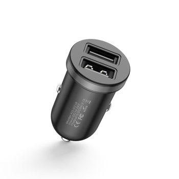 Автомобільний зарядний пристрій XO-CC18 Dual USB Чорний