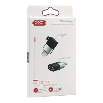 Переходник XO NB149-B MicroUSB to lightning connector