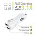 Автомобильное зарядное устройство Piko CC-312 (2USB, 3.1A) White (1283126477546)