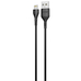 Кабель Grand-X USB-Lightning, 1м, Cu, 2,1A, Black (PL01B)