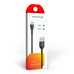 Кабель Grand-X USB-Lightning, 1м, Cu, 2,1A, Black (PL01B)