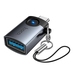 Перехідник Hoco UA46C Type-C male to USB female USB3.0 (Сірий)
