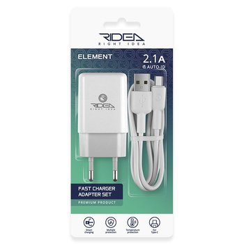 Зарядное устройство Ridea RW-11211 Element Type-C 2.1 A (Белый)