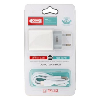 Зарядное устройство XO L65EU Type-C 2.4A 2USB