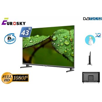 Телевизор Eurosky 43 E43FHRT2S2C