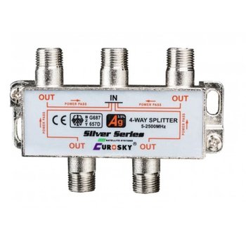 Розгалужувач EUROSKY 1/4 з проходом живлення