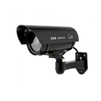 Муляж зовнішньої камери DUMMY IR, з червоним світлодіодом, чорний Муляж зовнішньої камери DUMMY IR, з червоним світлодіодом, чорний