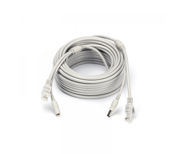 Патчкорд комбинированный по витой паре RJ-45+DC 25m