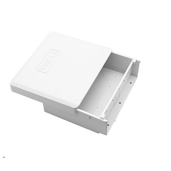 Пластиковый водонепроницаемый бокс 110*100*45мм белый