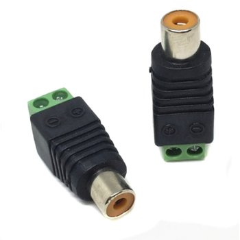 Гнездо для подключения RCA-F с клеммами под кабель