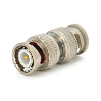 Перехідник BNC-M - BNC-M (ручний затискач рифлений)