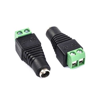 Гнездо для подключения питания DC-F (D 5,5x2,1мм) с клеммами под кабель