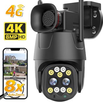 IP Відеокамера з SIM-картою 4G PTZ Camera 8MP